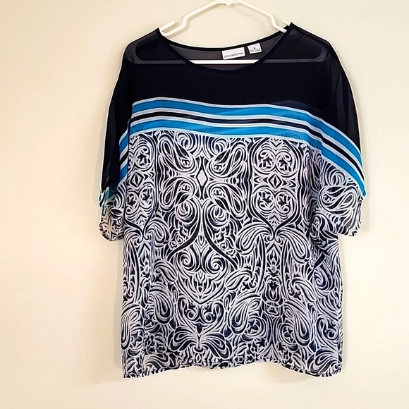 Liz Claiborne sheer top - Picture 1 of 4